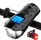 Bike Light Set with Bicycle Speedometer