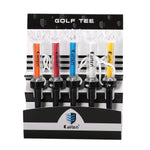 79mm 5Pcs Plastic Golf Training Ball Tee Magnetic Step Down Golf Ball Holder Tees OutdoorGolf Tees 90mm