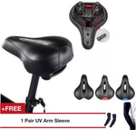 Comfortable Wide Bicycle Seat Cycling Saddle Cushion