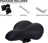 Bike Seat Most Comfortable Universal Replacement Bicycle Seat Cushion