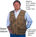 Traders Fly Fishing Photography Climbing Vest with 16 Pockets