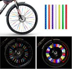 Bike Spoke Reflector 7 Sets/84Pcs Bicycle Wheel Spoke Reflector
