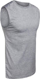 5 Pack Men's Dry-Fit Active Athletic Tech Tank Top