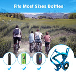 Bike Cup Holder, Bicycle 2-in-1 Bottle Bracket, Aluminum Alloy Water Bottle Cages