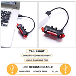 Bicycle Light Front and Tail Set 5 LEDs