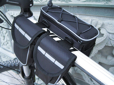 Bike Bicycle Multi-Function Frame Top Tube Pannier Bag