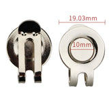 9pcs/lot Golf Hat Clips With Magnetic Visor Cap Clip For Golf Ball Mark Alloy