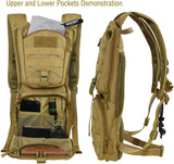 Molle Hydration Pack Backpack with 3L TPU Water Bladde