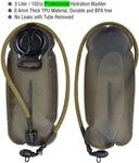 Molle Hydration Pack Backpack with 3L TPU Water Bladde
