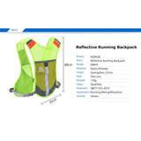 Men Women Breathable Reflective Safety Hydration Pack Backpack Rucksack Bag Vest Harness Night Running Race