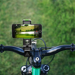 Bicycle Phone Holder Aluminium Alloy Bicycle Mobile Phone Racks