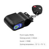 Bike Lock Cycling Security Lock Wireless Remote Control Vibration Alarm 110dB Bicycle Anti-Theft Alarm Bicycle Access
