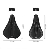 Anti-slip Bicycle Silicone Saddle Cover Breathable MTB Mountain Road Bike Seat Cushion Covers Mat Silica gel Pads Cycling Parts