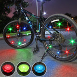 Bicycle Light Mini Bike Light Colorful Bicycle Led Light with Battery Bike Wheel Spoke Light Running Lights Bicycle Accessories