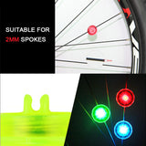 Bicycle Light Mini Bike Light Colorful Bicycle Led Light with Battery Bike Wheel Spoke Light Running Lights Bicycle Accessories
