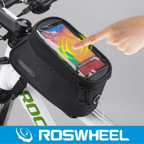 Bicycle Mobile Phone Pouch 4.2/5.0/5.5 inch Touch Screen Top Frame Tube Storage Bag Cycling MTB Road Bike Bycicle Roswheel 12496