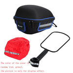 Bicycle Saddle Bag Waterproof Bike Basket Rear Large-Capacity Pannier Bike Shelf Bag With Bracket Rain Cover Rainproof Portable