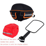 Bicycle Saddle Bag Waterproof Bike Basket Rear Large-Capacity Pannier Bike Shelf Bag With Bracket Rain Cover Rainproof Portable