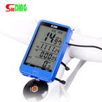 Bicycle Wired Speedometer Computer Stopwach Odometer 27 Functions Water Resistant Large Touch LCD Screen Backlight SD-576A
