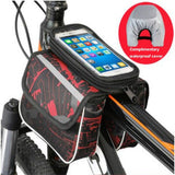 Bike Bags Bicycle Frame Front Tube Bag rainproof Mountain Bike two side Pouch Cycling Phone Holder Saddle Bag Fietstas Stuur