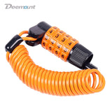Bike Codes Lock 4 Digits Combination Changeable MTB Road Bicycle Portable Light Weight 1.2M Cable Zinc Alloy Body Steel Cable