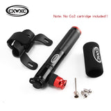 CO2 Inflator Hand Pump For Bike Combo Bicycle Pumps Mini Portable Bike Pump Valve Adapter Ball Air Inflator Cycling Bicycle Pump