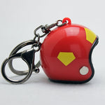 Car Ornament Duck Helmet with Key buckle Small toy Pendant Small Yellow Duck Road Bike