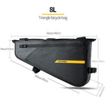 Bicycle Bag Triangle Waterproof Large Capacity MTB Bike Bag Outdoor Sports Top Tube Cycling Pannier Bike Accessories