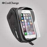 Bicycle Bag Waterproof Touch Screen Cycling Handlebar Bag Reflective Top Tube Frame Phone Bag MTB Bike Accessories