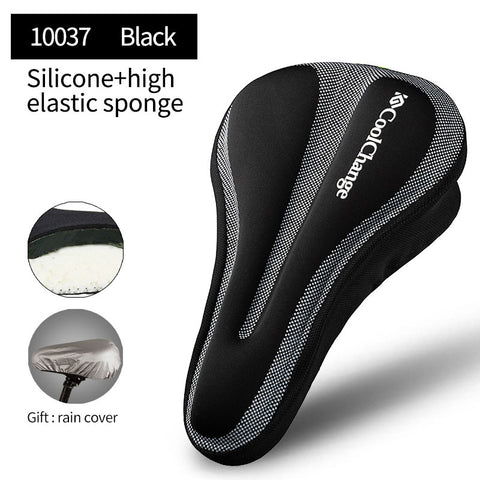 Cycling in the Back Seat Cushion Cover Thick Sponge Mountain Bike Road Bike Saddle Seat Bicycle Equipment Accessories