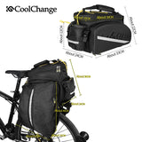 Waterproof Bicycle Bag 35L Multifunction Portable Cycling Rear Seat Tail Bag Bike Bag Shoulder Handbag Accessories