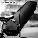 Waterproof Bike Saddle Bag Large Capacity Foldable Tail Rear Bicycle Bag