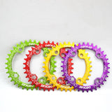 Deckas 104BCD Round Narrow Wide MTB Mountain Bicycle 32T 34T 36T 38T Crown Crankset Single Tooth Plate Parts 104 BCD