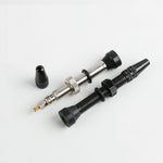 40/60/80mm 2PCS Bicycle Tubeless Tire Presta Valve Brass Core Brass Stem W/ Alloy & Tool