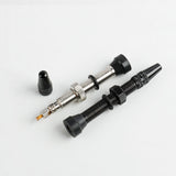 40/60/80mm 2PCS Bicycle Tubeless Tire Presta Valve Brass Core Brass Stem W/ Alloy & Tool