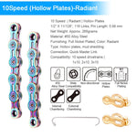 Bicycle Chain 9/10/11 Speed With Connector Master links Hollow Mtb Bike Chain Gold Radiant Optional Plier