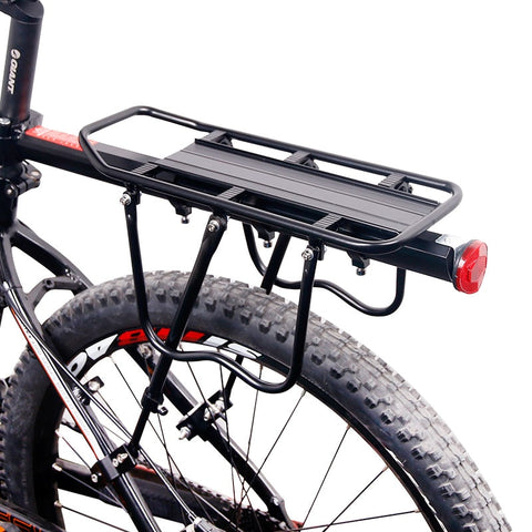 Bicycle Luggage Carrier Cargo Rear Rack Shelf Cycling Bag Stand Holder Trunk Fit 20-29'' Mtb &4.0''  Fat Bike