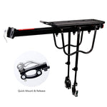 Bicycle Luggage Carrier Cargo Rear Rack Shelf Cycling Bag Stand Holder Trunk Fit 20-29'' Mtb &4.0''  Fat Bike