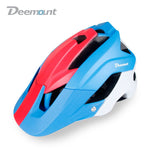 Hot Bicycle Helmet Integrally-molded 13 Air Cavities Bike Riding Safety Cap W/ Visor Unisex Cycle Racing Head Protectio