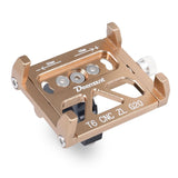 Mobile Phone Mount on Handlebar Headset 50-100 mm Width Adjust Anodized CNC Aluminum Alloy Phone Rack Support