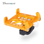 Mobile Phone Mount on Handlebar Headset 50-100 mm Width Adjust Anodized CNC Aluminum Alloy Phone Rack Support