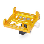 Mobile Phone Mount on Handlebar Headset 50-100 mm Width Adjust Anodized CNC Aluminum Alloy Phone Rack Support