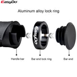 1 Pair Mountain Cycling Bike Bicycle Handlebar Cover Grips Aluminum Alloy Ring Lockable Handle Grip For MTB Road Scooter