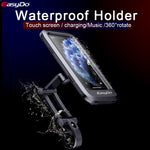 Waterproof Bike Mobile Phone Holder Adjustable Bicycle Phone Amount Magnetic Phone Stand Motorcycle Cycling Accessor