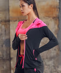 Women Running Jacket Yoga Jacket FitnessGym Sportswear