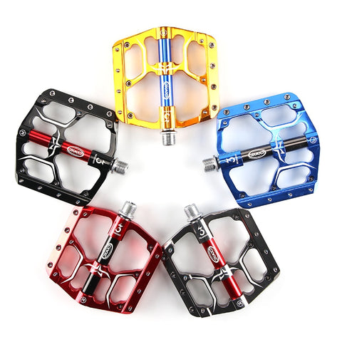 Flat Bike Pedals MTB Road 3 Sealed Bearings Bicycle Pedals Mountain Bike Pedals Wide Platform Pedales Bicicleta Accessories Part