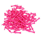 100pcs+60MM Plastic pink Golf castle ball Tees Golfer Club Practice Accessory