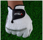 Genuine Leather Golf Gloves Men's Left Right Hand Soft Breathable Pure Sheepskin