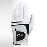 Golf Gloves 1 pc Genuine Lambskin+PU leather Gloves gift Left right hands with ball marker Sheepskin