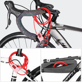 Bicycle Cable Lock Ski Board Motorcycle MTB Road Bike Lock Anti-Theft Combination 4 Digit Code Helmet Wire Lock 2 Meters